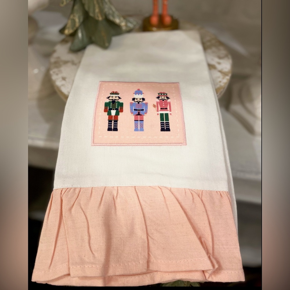 The Royal Standard Nutcracker Embroidered Hand Towel